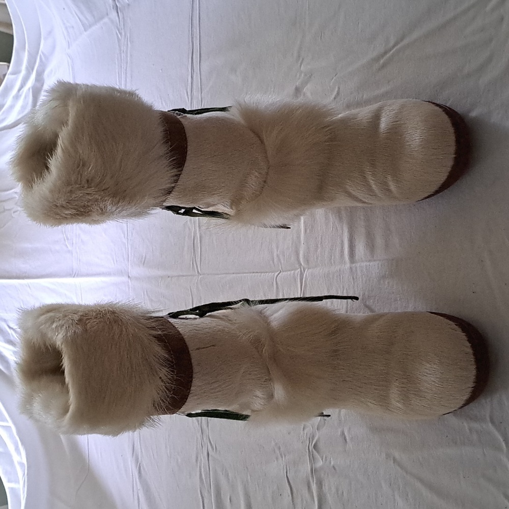 Dalbello Women's Goat Hair Boots in white - Picture 2 of 13